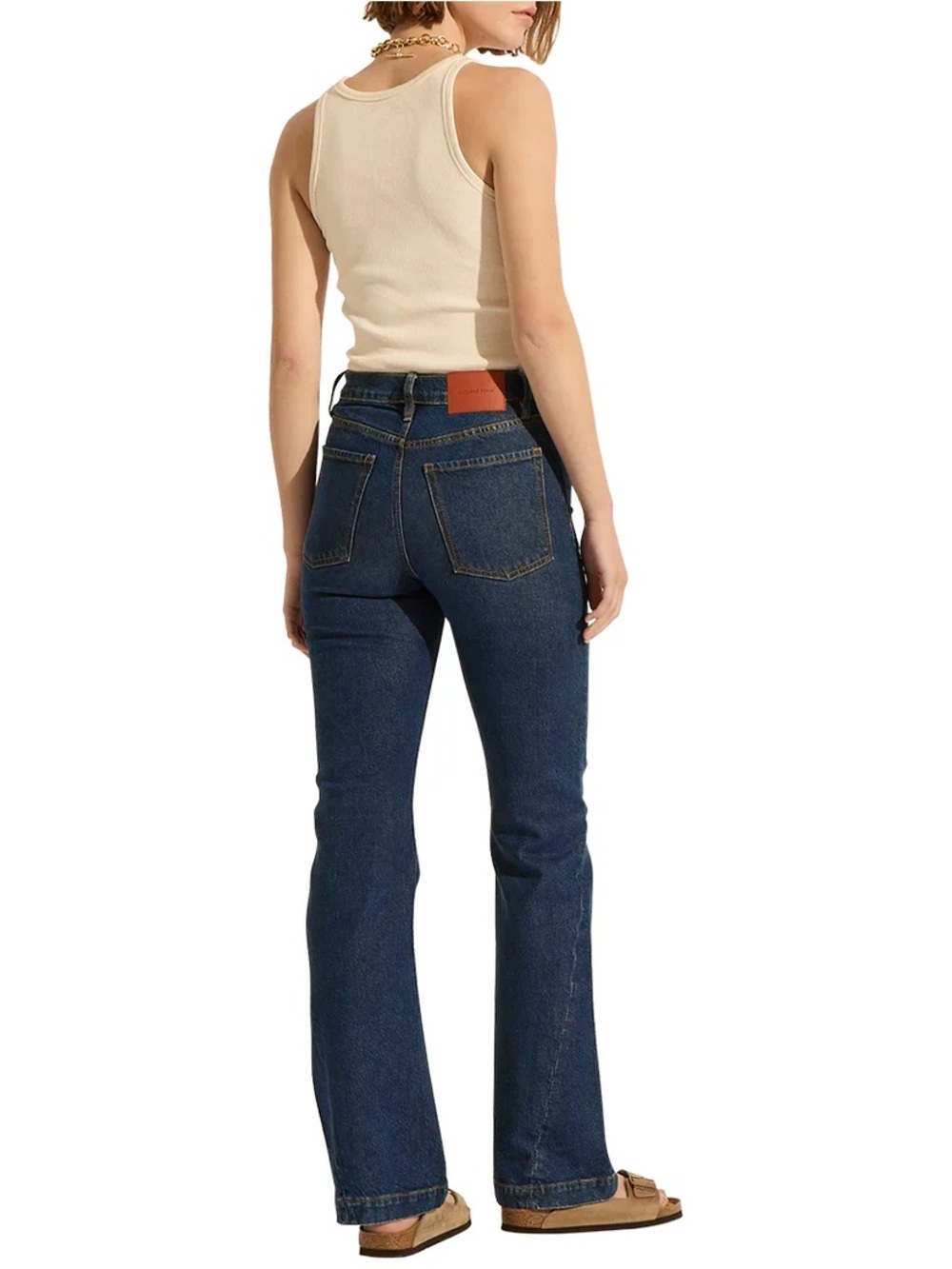 OUTLAND DENIM Ren High Rise Flare Jeans 34x32